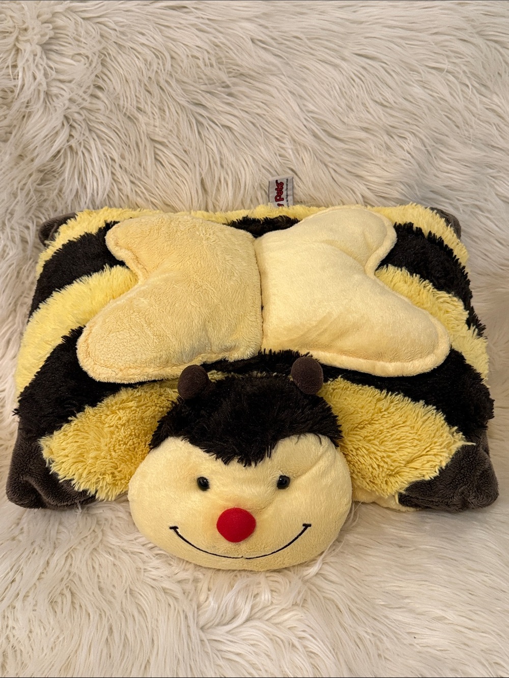 Bumble Bee Pillow Pet Pewees (limited edition) Y2K 2010